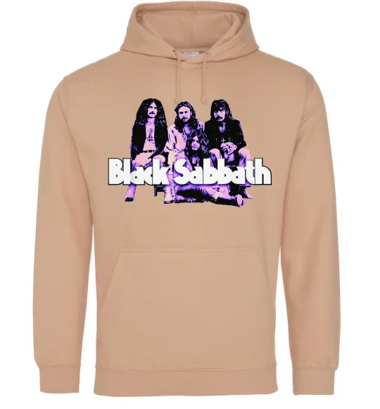 Жіноча толстовка (худі) Black Sabbath band Пісочний фото