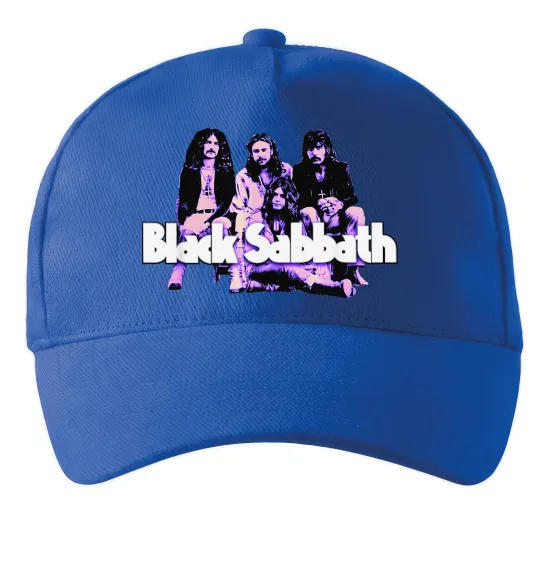 Кепка Black Sabbath band Яскраво-синій фото