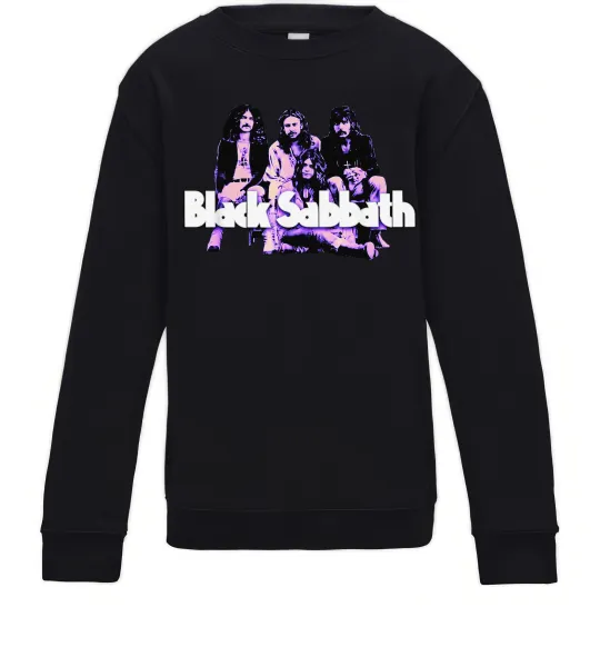 Дитячий світшот Black Sabbath band Чорний фото