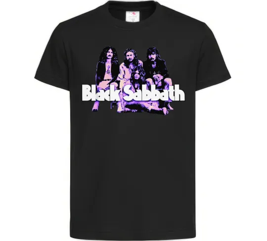 Детская футболка Black Sabbath band Черный фото