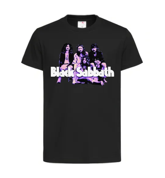 Дитяча футболка Black Sabbath band Чорний фото
