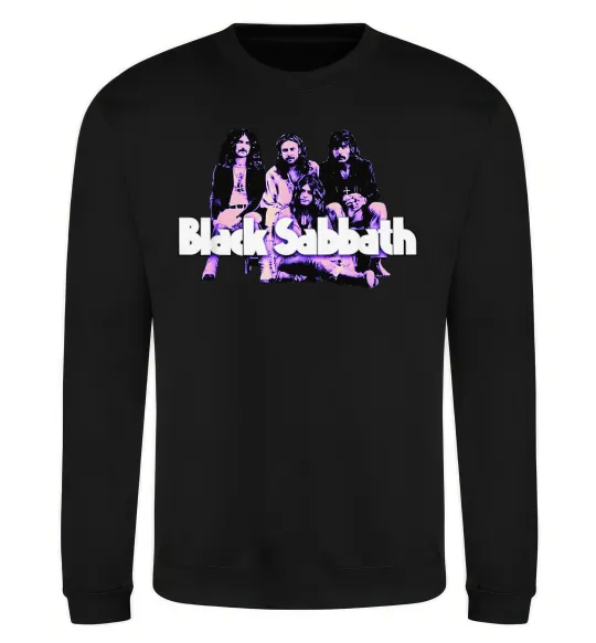 Світшот Black Sabbath band Чорний фото