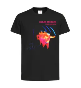 Дитяча футболка Black Sabbath Paranoid Чорний фото