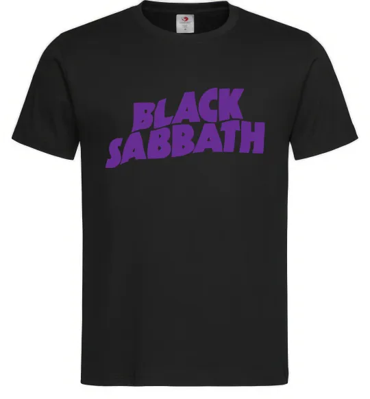 Чоловіча футболка Black Sabbath logo Чорний фото
