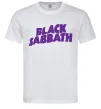 Чоловіча футболка Black Sabbath logo Білий фото