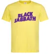 Чоловіча футболка Black Sabbath logo Лимонний фото