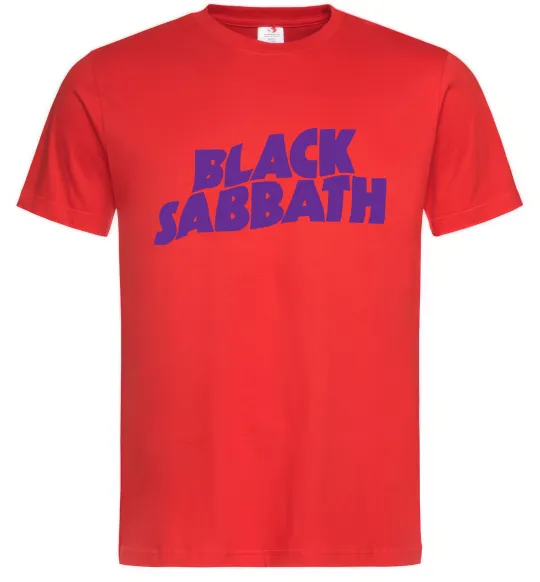 Чоловіча футболка Black Sabbath logo Червоний фото