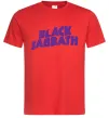Чоловіча футболка Black Sabbath logo Червоний фото
