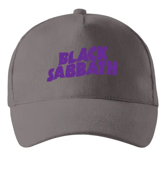 Кепка Black Sabbath logo Серый фото