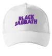Кепка Black Sabbath logo Білий фото