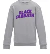 Дитячий світшот Black Sabbath logo Сірий меланж фото