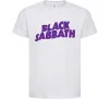 Дитяча футболка Black Sabbath logo Білий фото
