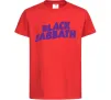 Дитяча футболка Black Sabbath logo Червоний фото