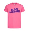 Детская футболка Black Sabbath logo Ярко-розовый фото