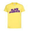 Детская футболка Black Sabbath logo Лимонный фото