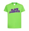 Детская футболка Black Sabbath logo Лаймовый фото