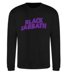 Свитшот Black Sabbath logo Черный фото