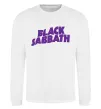 Свитшот Black Sabbath logo Белый фото