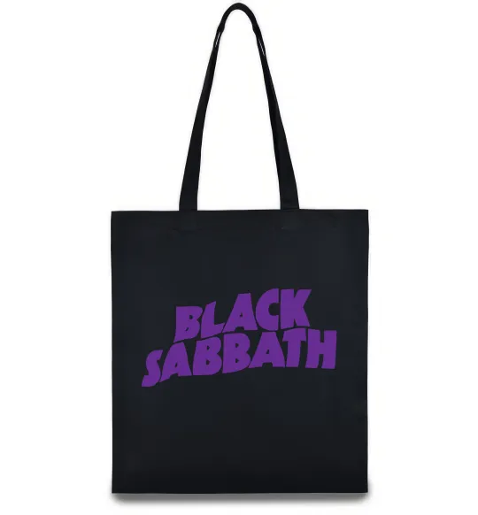 Эко-сумка Black Sabbath logo Черный фото