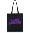 Эко-сумка Black Sabbath logo Черный фото