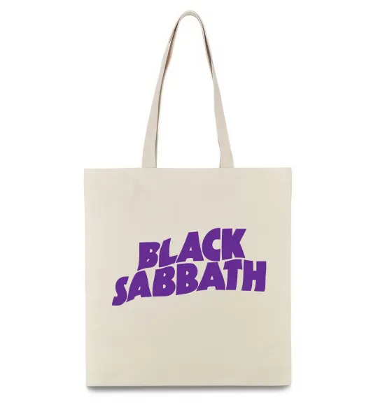 Эко-сумка Black Sabbath logo Бежевый фото