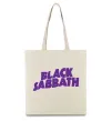 Эко-сумка Black Sabbath logo Бежевый фото