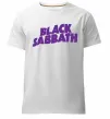 Чоловіча преміум футболка Black Sabbath logo Білий фото