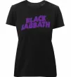 Жіноча преміум футболка Black Sabbath logo Чорний фото