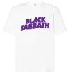 Футболка Оверсайз Black Sabbath logo Белый фото
