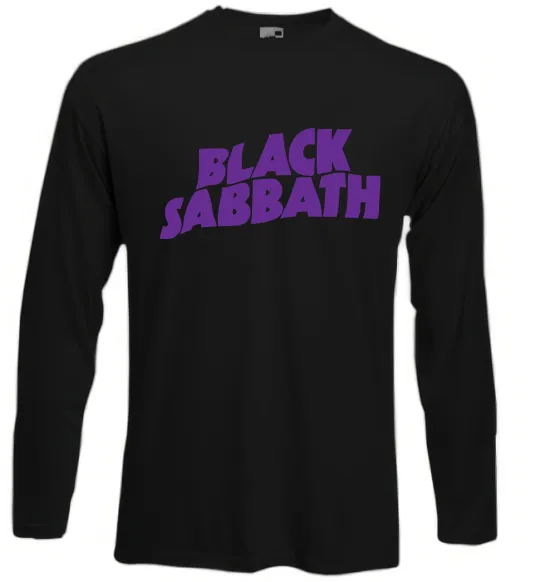 Лонгслив Black Sabbath logo Черный фото