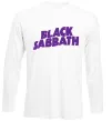 Лонгслив Black Sabbath logo Белый фото