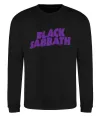 Свитшот Black Sabbath logo Черный фото