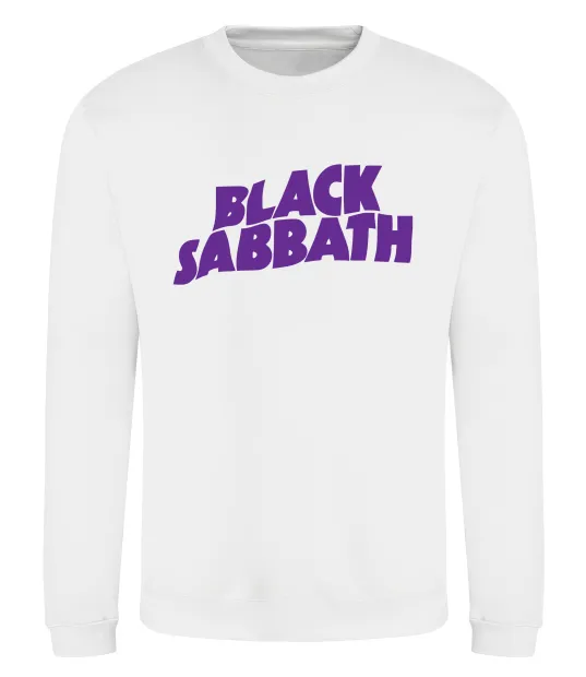 Свитшот Black Sabbath logo Белый фото