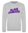 Свитшот Black Sabbath logo Серый меланж фото
