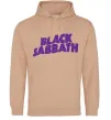 Чоловіча толстовка (худі) Black Sabbath logo Пісочний фото