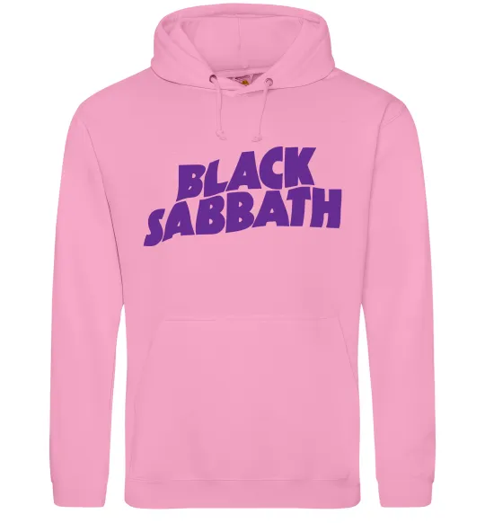Женская толстовка (худи) Black Sabbath logo Розовый фото