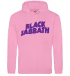 Женская толстовка (худи) Black Sabbath logo Розовый фото