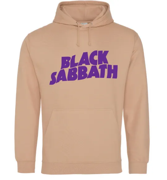 Женская толстовка (худи) Black Sabbath logo Песочный фото