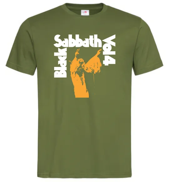 Чоловіча футболка Black Sabbath vol.4 Оливковий фото