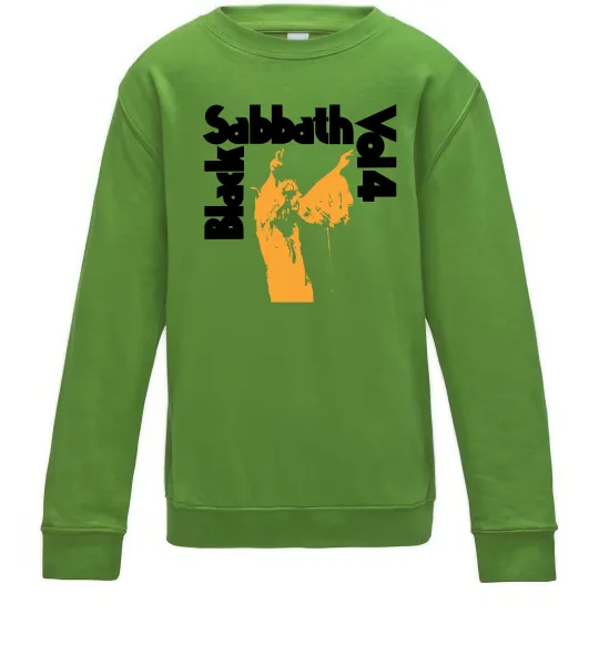 Детский Свитшот Black Sabbath vol.4 Лаймовый фото