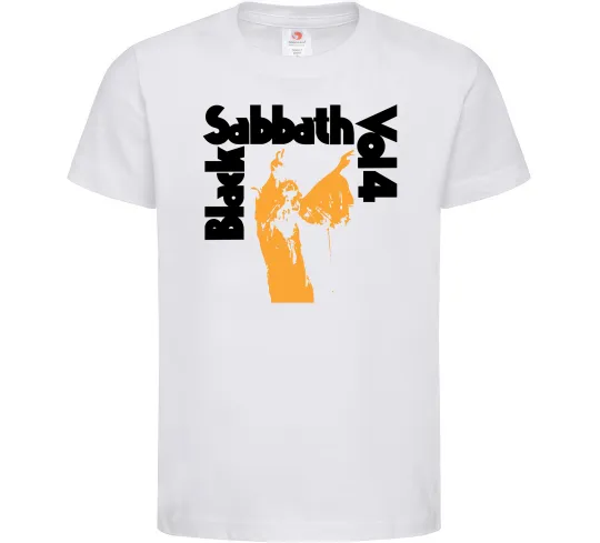 Детская футболка Black Sabbath vol.4 Белый фото