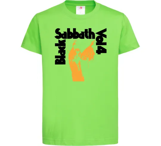 Детская футболка Black Sabbath vol.4 Лаймовый фото