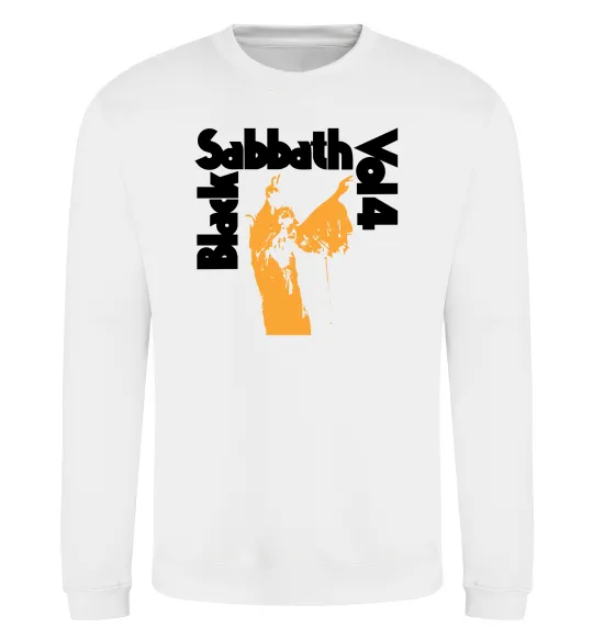 Світшот Black Sabbath vol.4 Білий фото