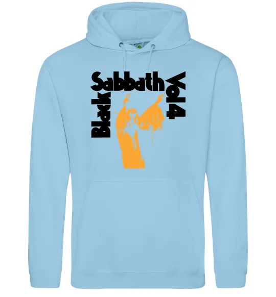 Чоловіча толстовка (худі) Black Sabbath vol.4 Блакитний фото