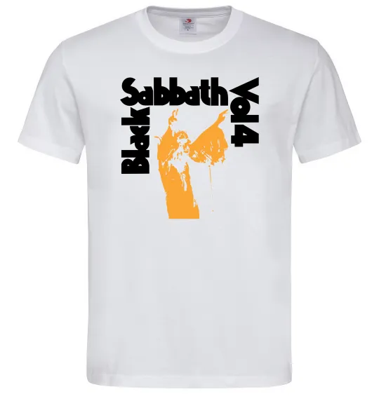 Чоловіча футболка Black Sabbath vol.4 Білий фото
