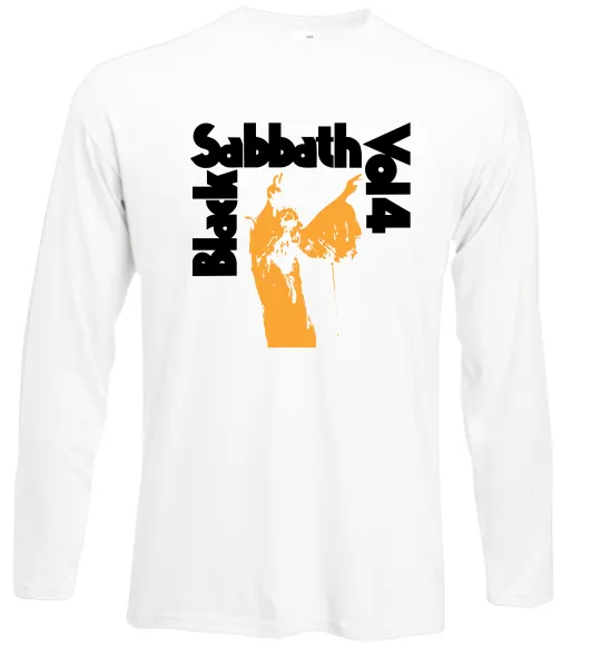 Лонгслів Black Sabbath vol.4 Білий фото