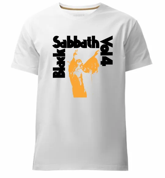 Чоловіча преміум футболка Black Sabbath vol.4 Білий фото
