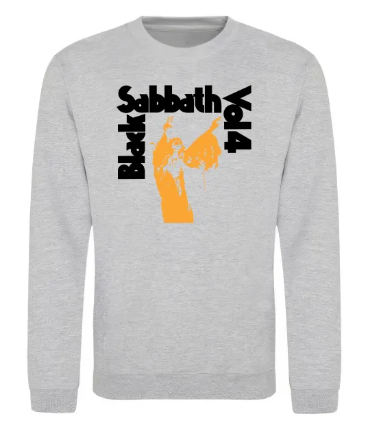 Світшот Black Sabbath vol.4 Сірий меланж фото