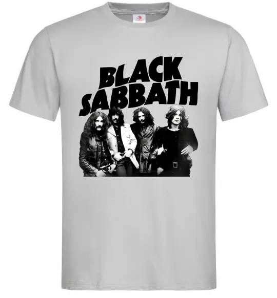 Мужская футболка Black Sabbath фото Серый фото