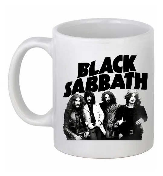 Чашка керамическая Black Sabbath фото Белый фото